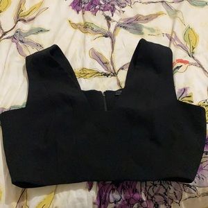 BCBGMAXAZRIA Rina crop top—size M